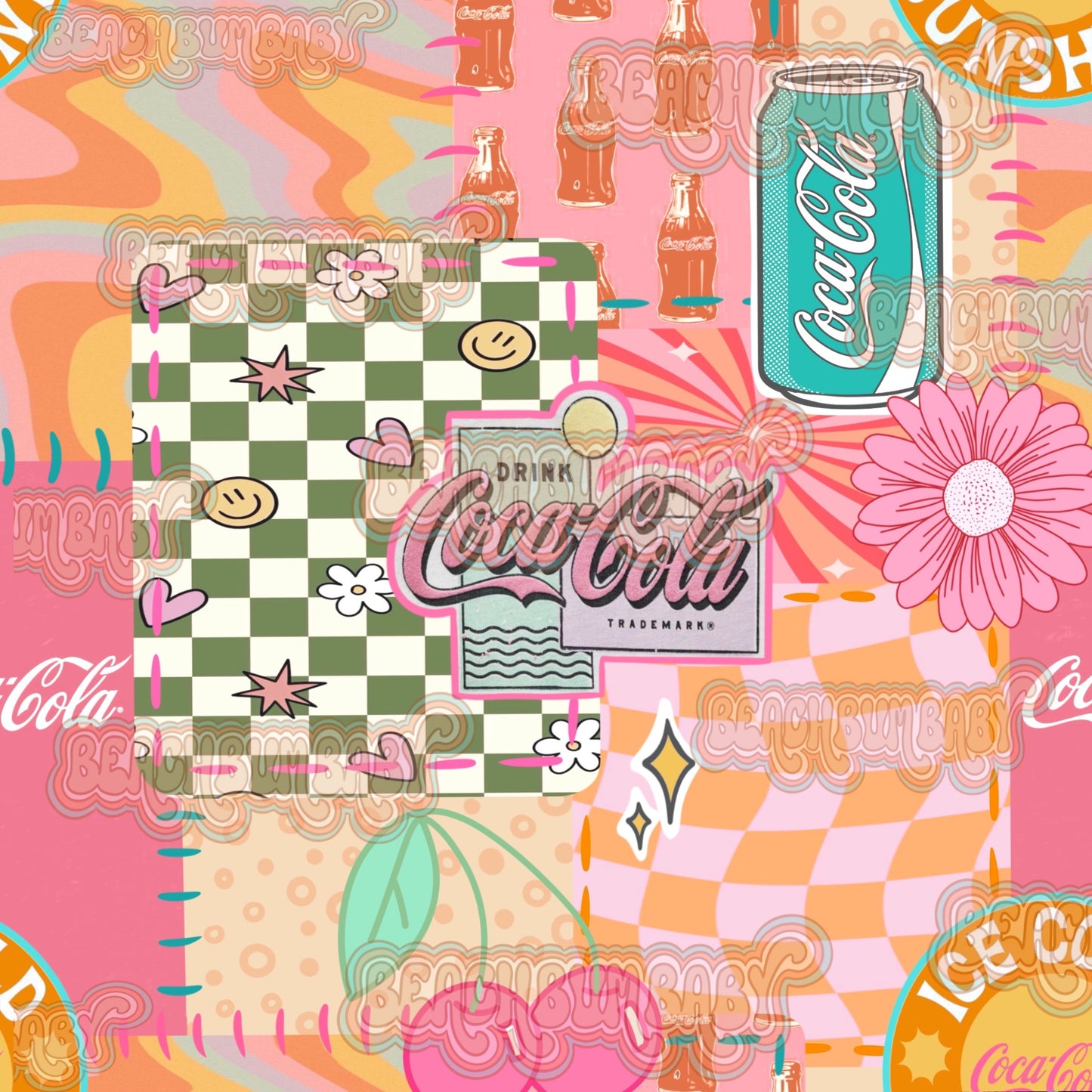 Cokecola patchwork
