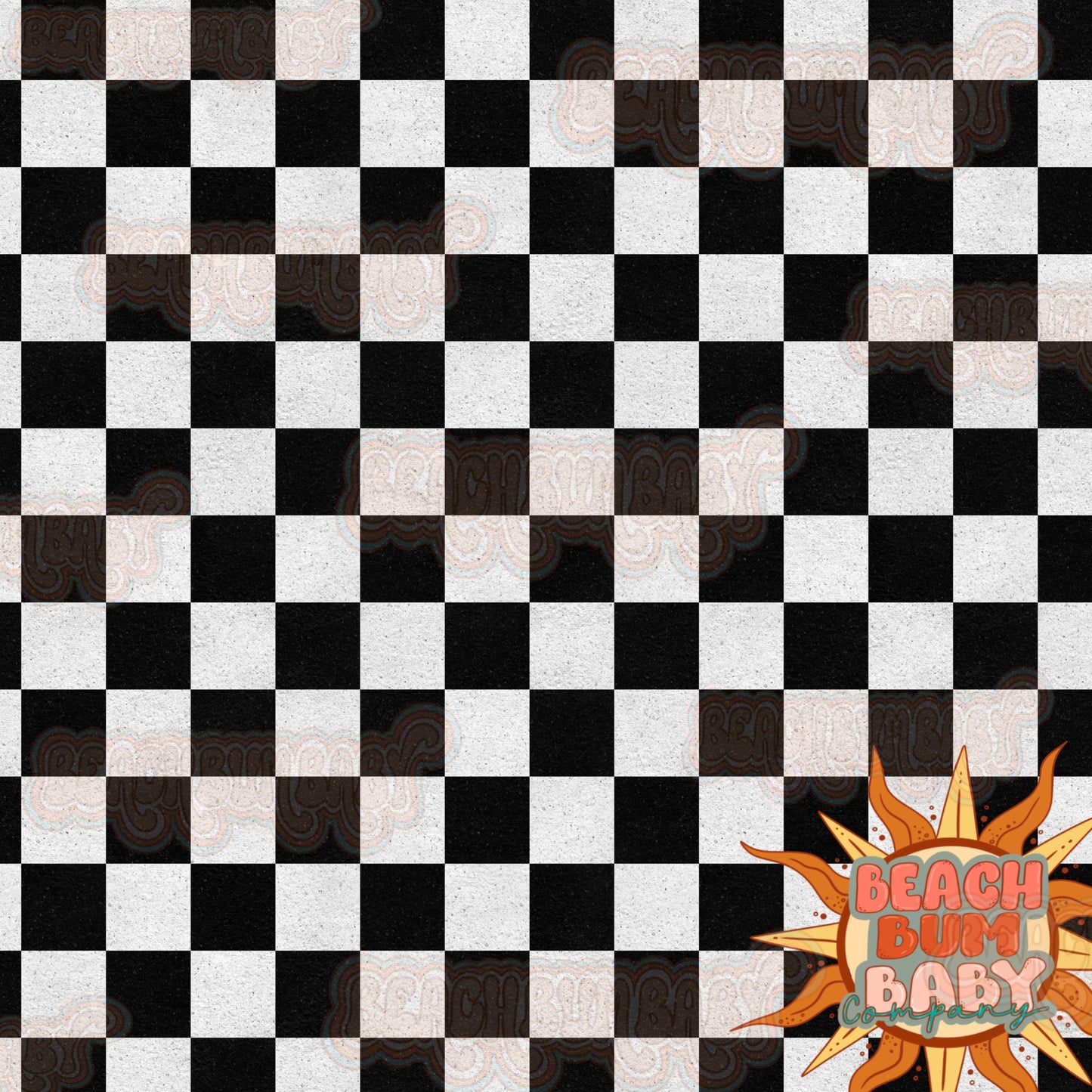 Vintage checkered spooky coord