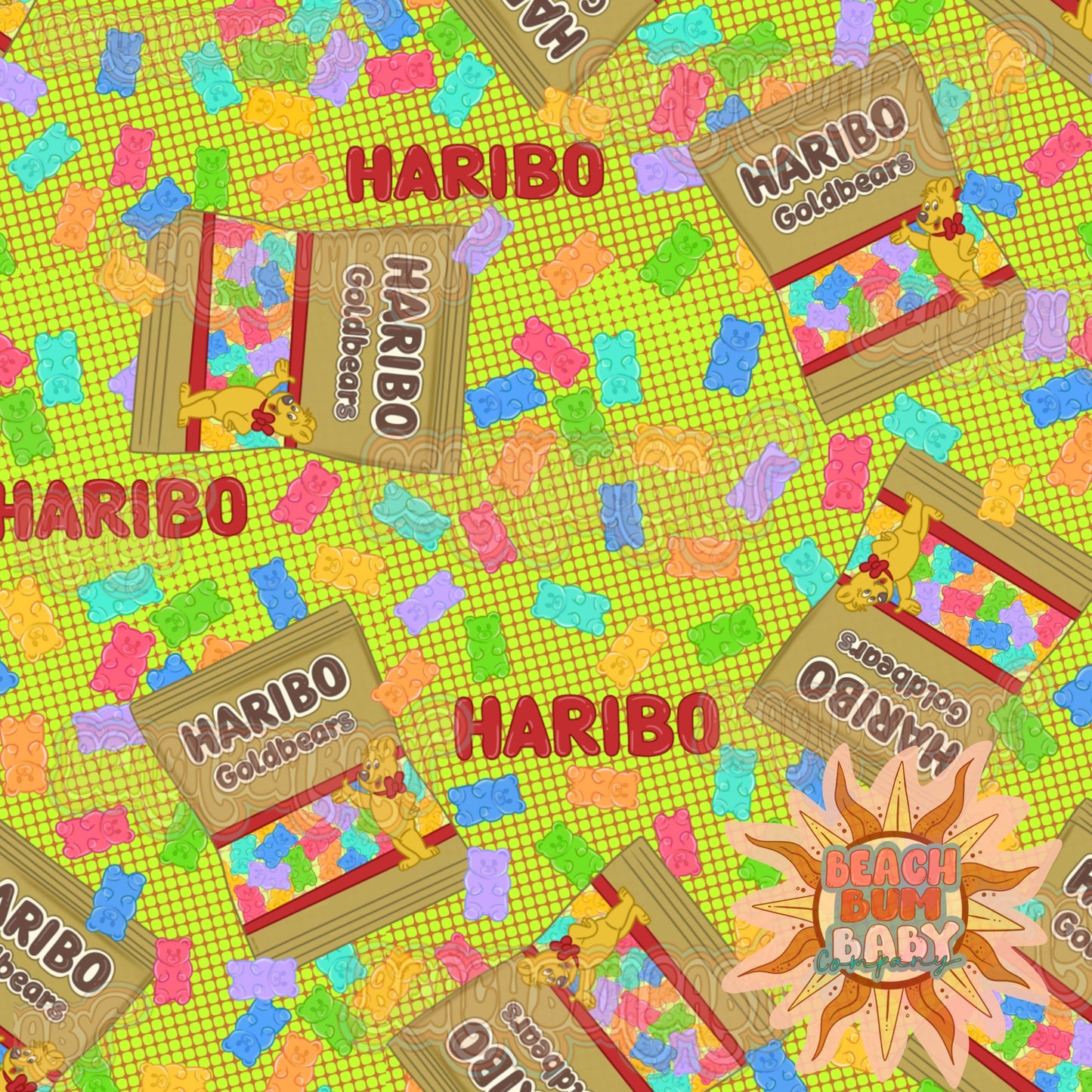 Haribo gummies green