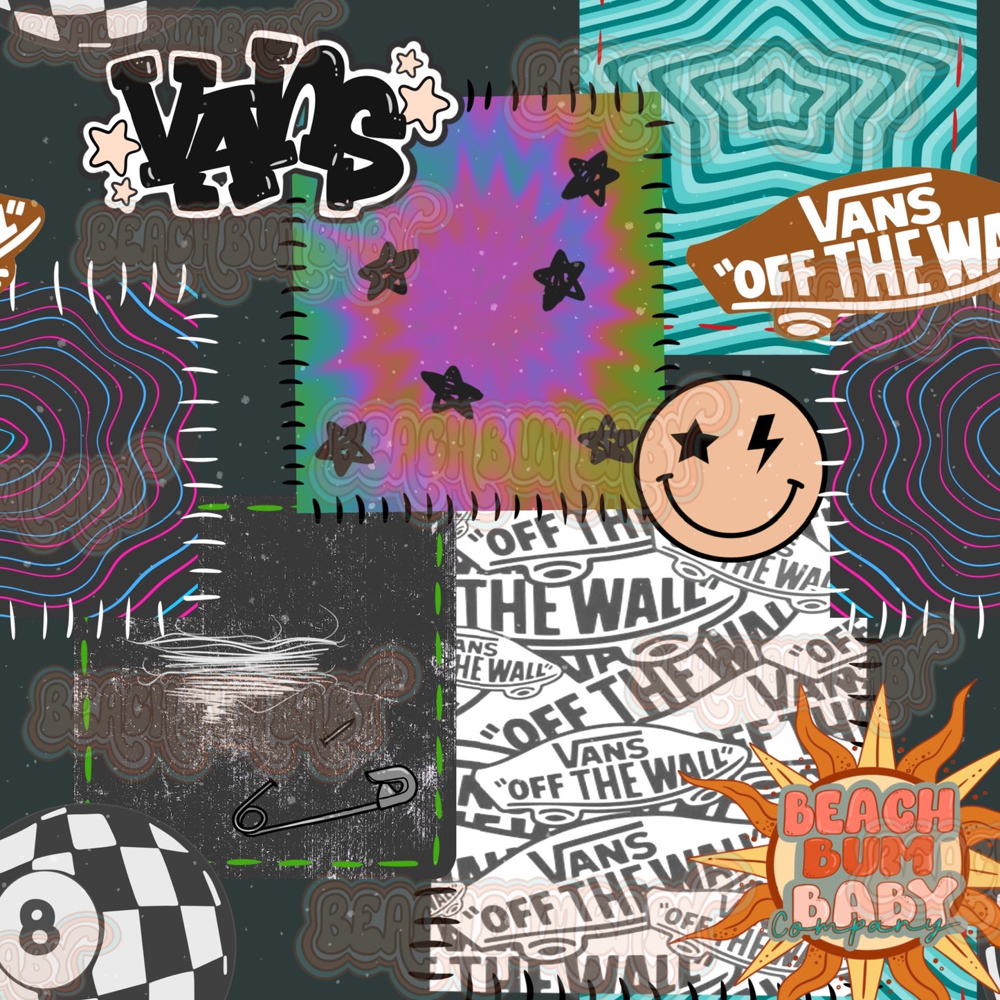 Boy version Vans Patchwork