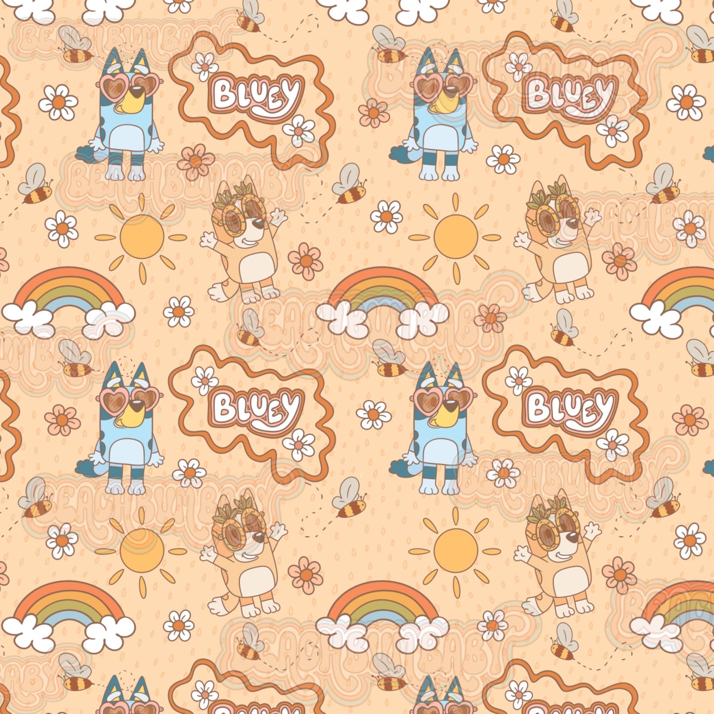 Spring Blue dog