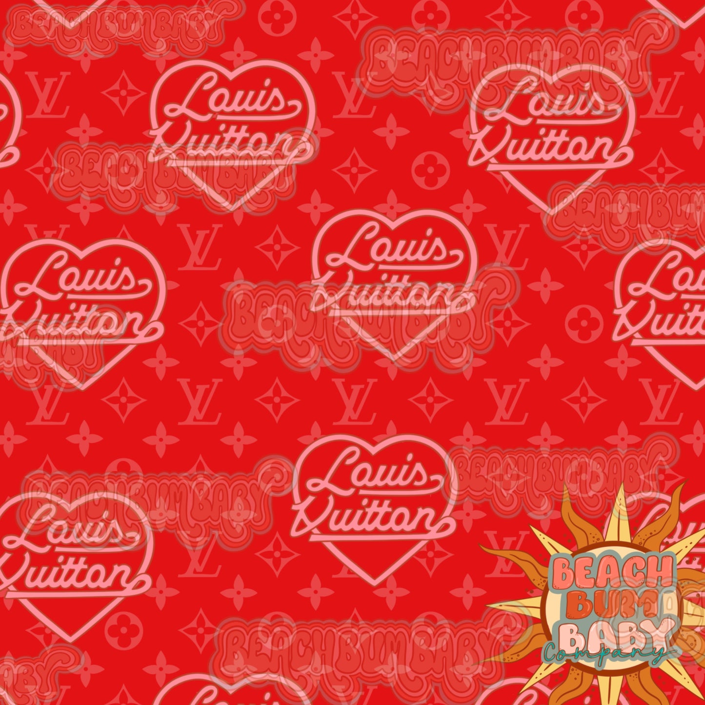 Bjee heart coord red