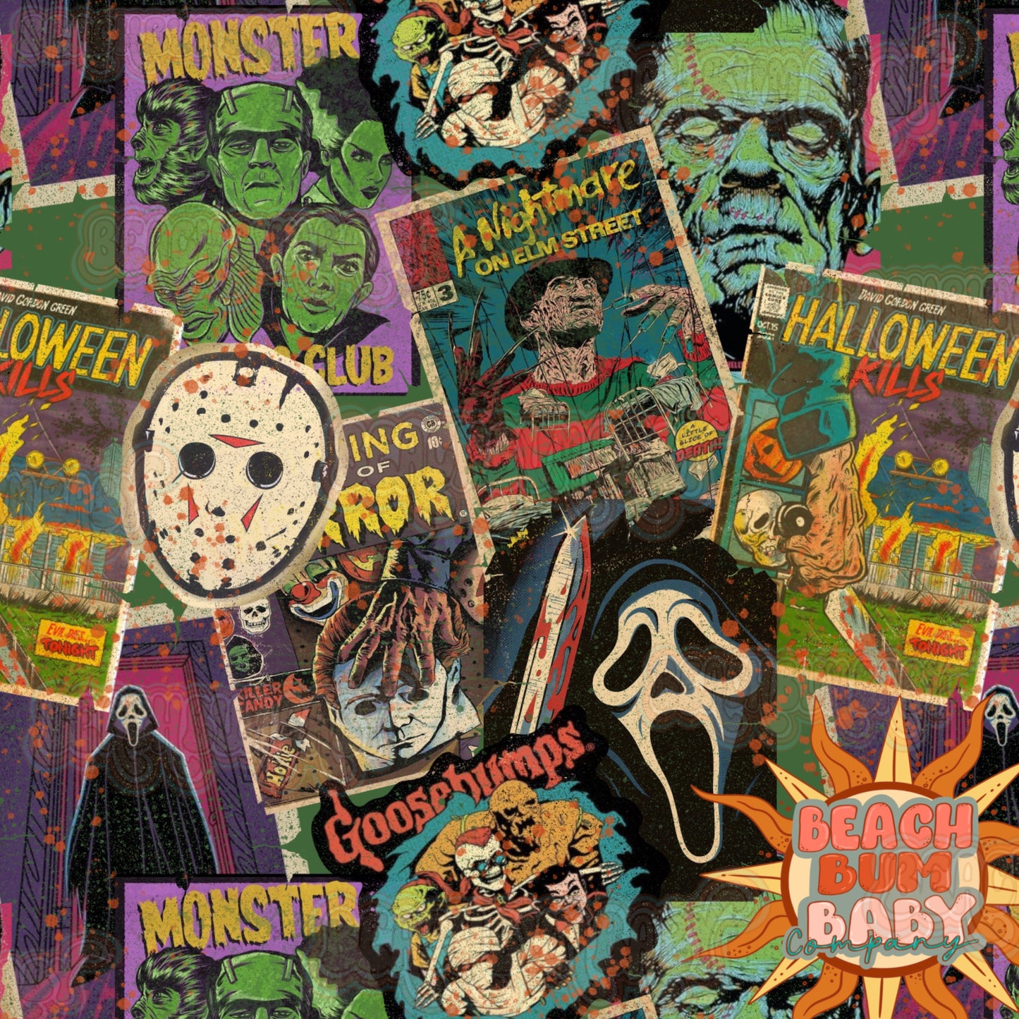 Vintage Halloween classic comics