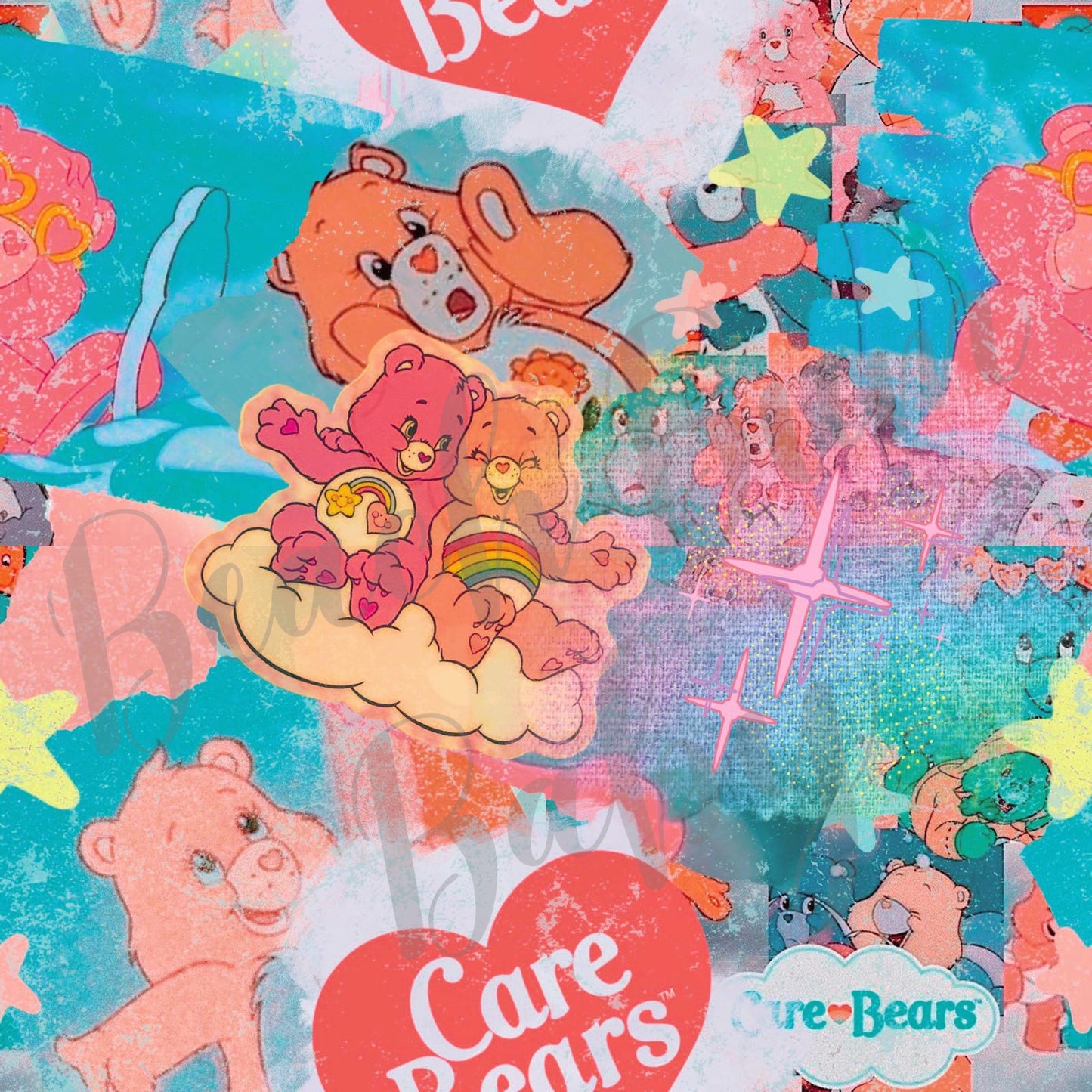 Vintage Heart Bears