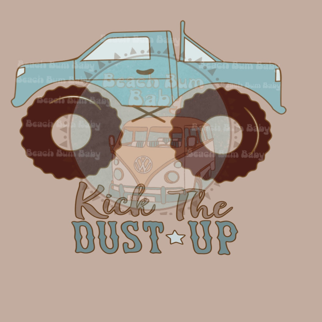 Kick the dust up PNG