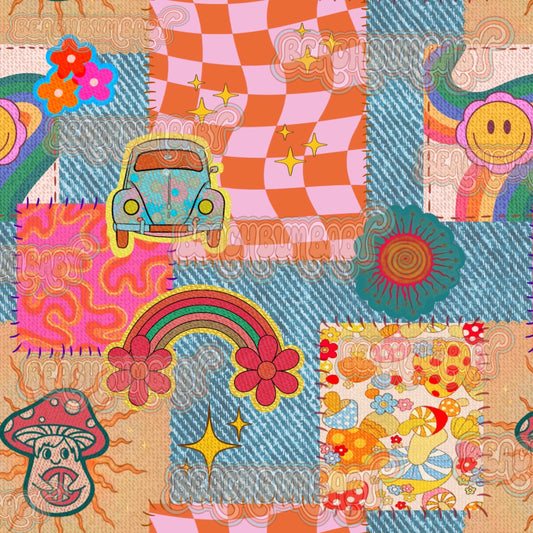 Summer denim patchwork BBB#225