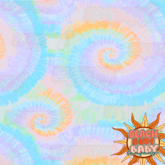 Tie Dye blue and Purple