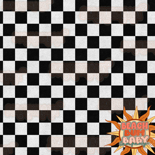 Vintage checkered spooky coord