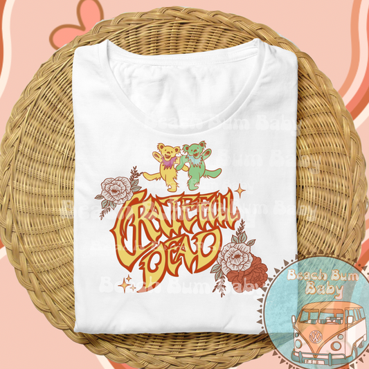 Floral greatful band png