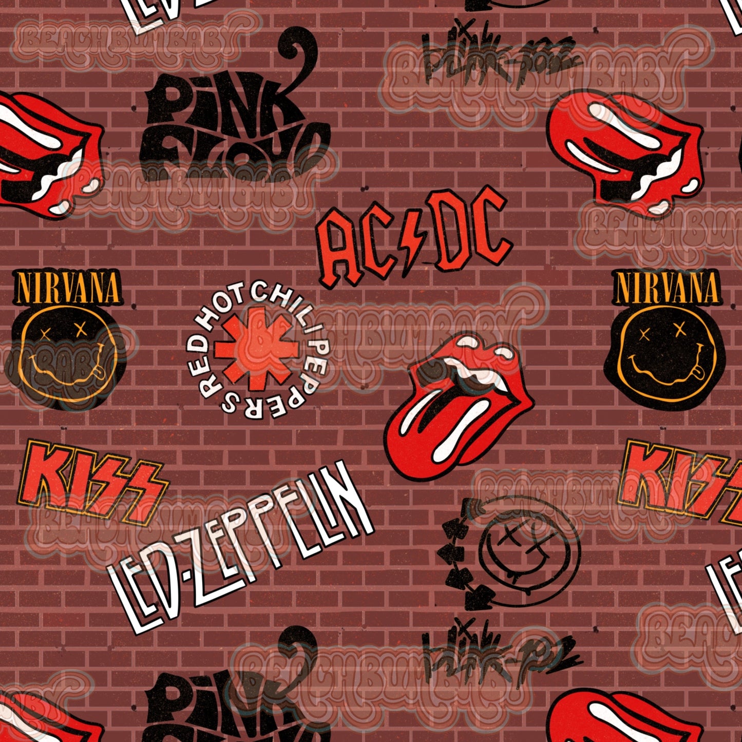 Band logo ornaments coord
