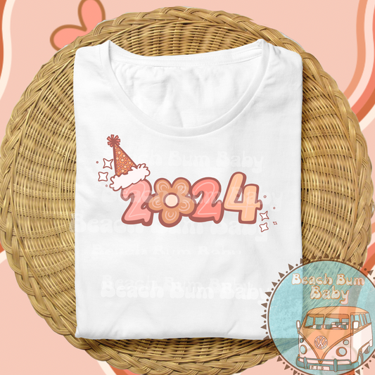 Groovy new years PNG