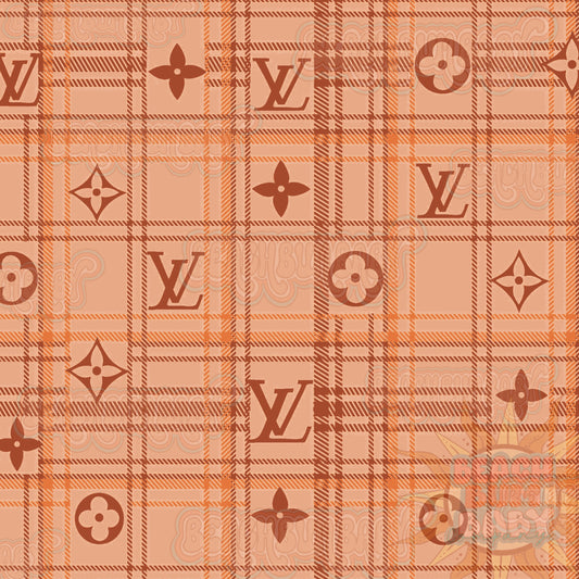 Boujee fall plaid tan