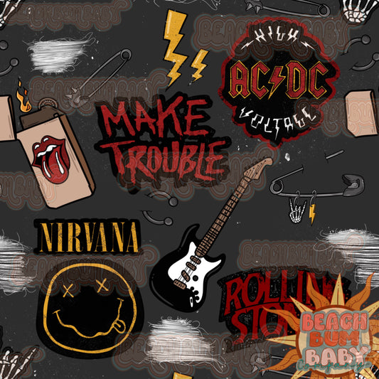Red grunge rock bands