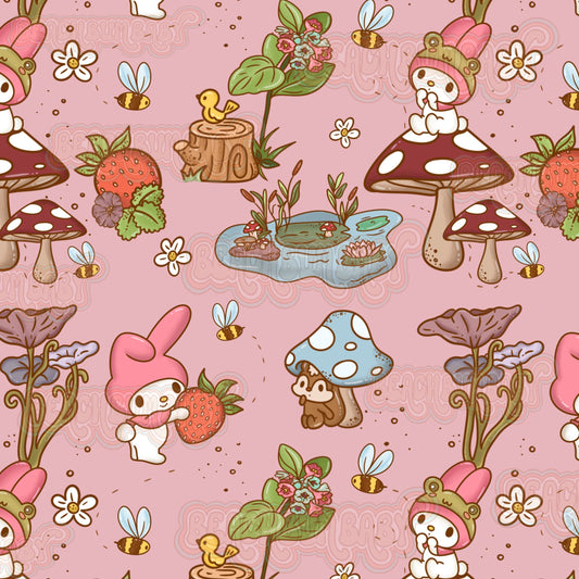 Spring cottagecore melody bunny
