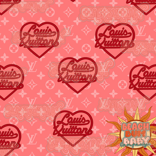 Bjee heart coord pink