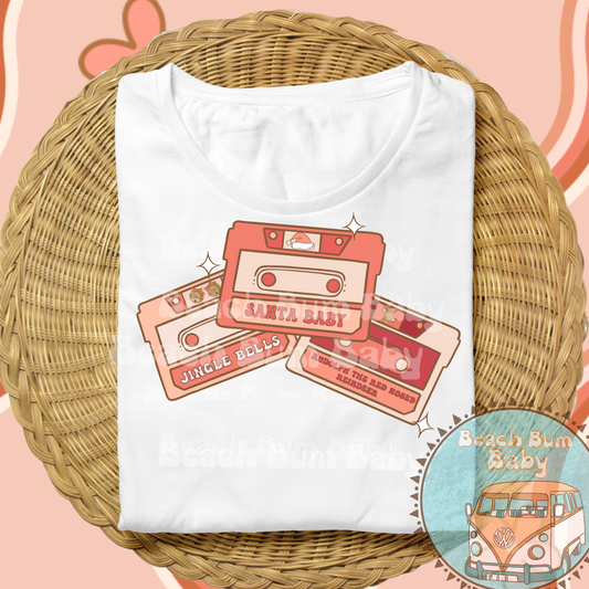 Christmas cassettes png