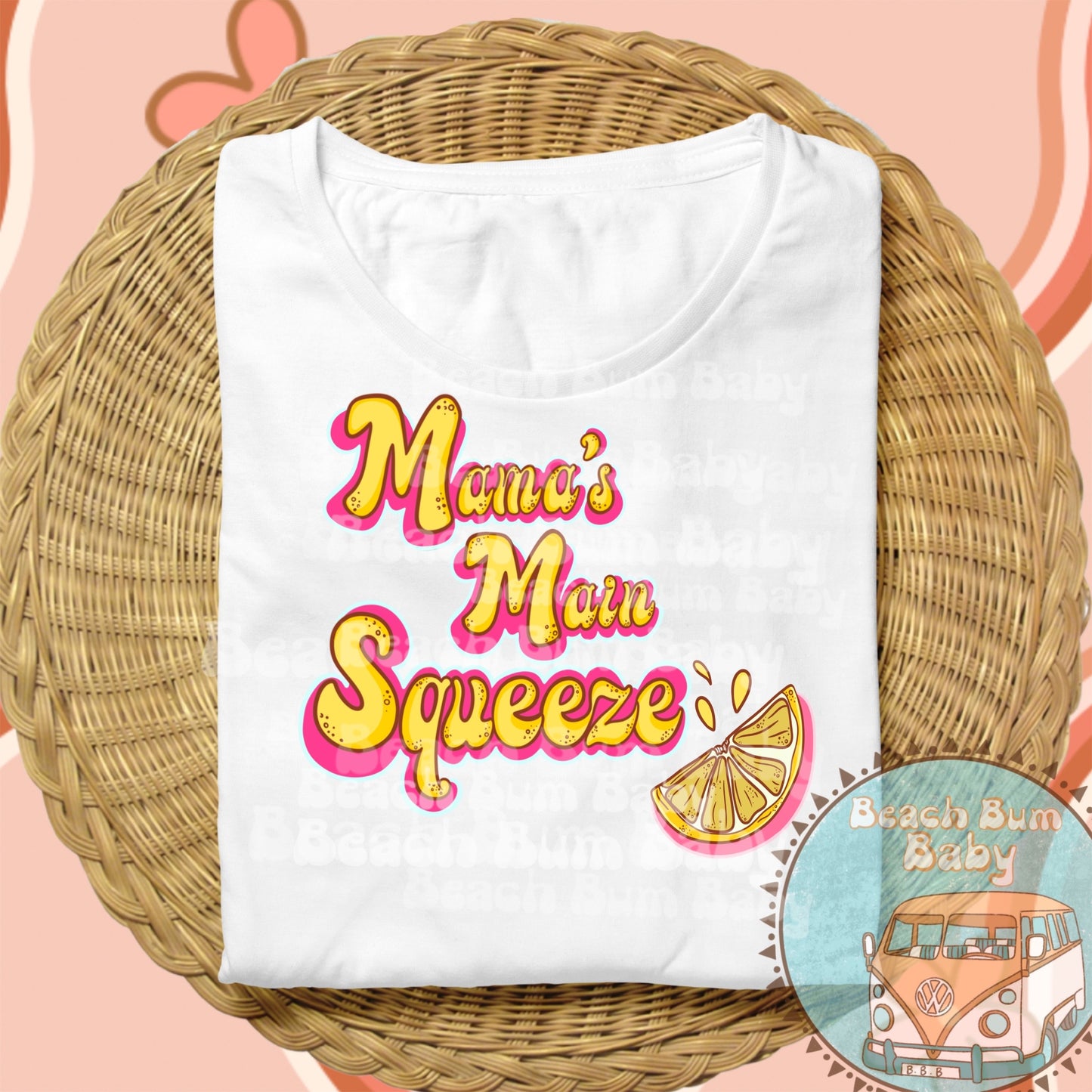 Mamas main squeeze pink PNG