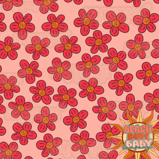 Hot pink flowers coord