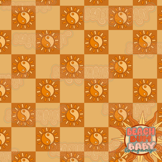 Checkered yingyang suns OBD COLLAB