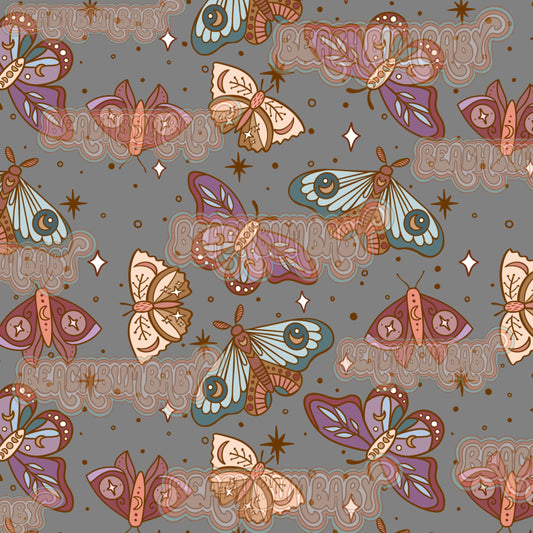 Crystal moths blue