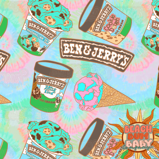 Tie dye Ben & Jerry’s