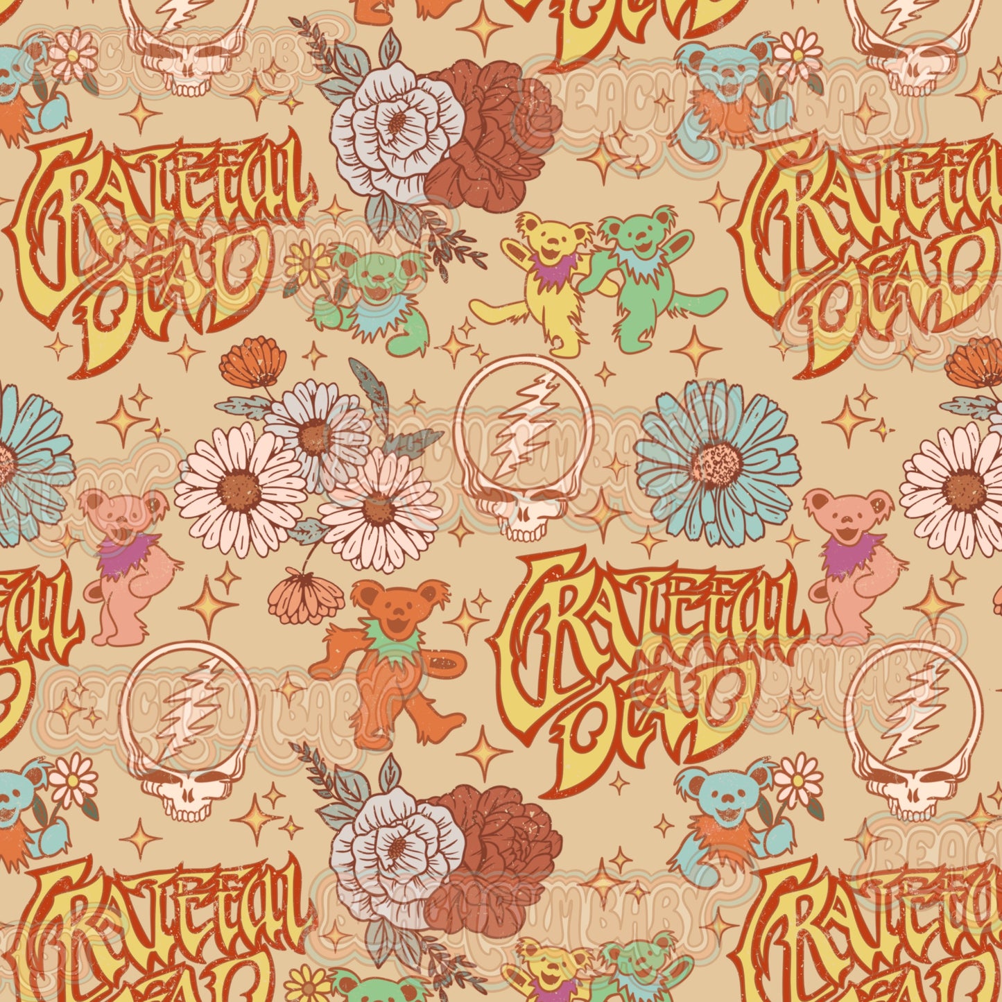 Floral grateful band