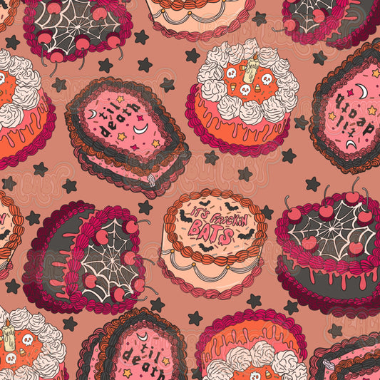 Spooky cakes girly