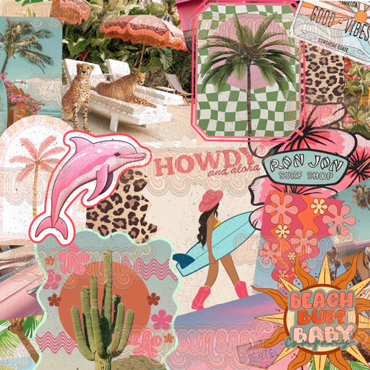 Howdy & Aloha Collage
