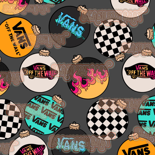Skate logo ornaments