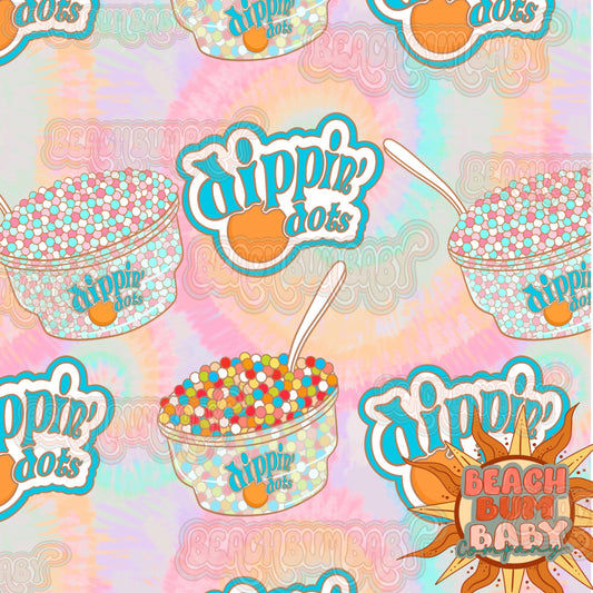 Tie dye dip’n Dots