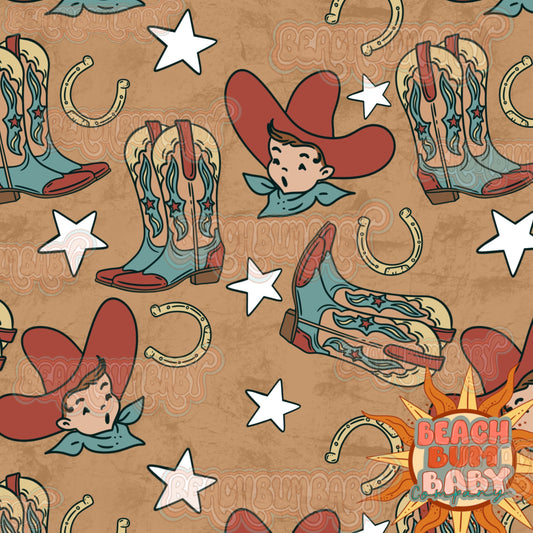 Western little cowboy