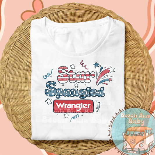 Star spangled wrangler png
