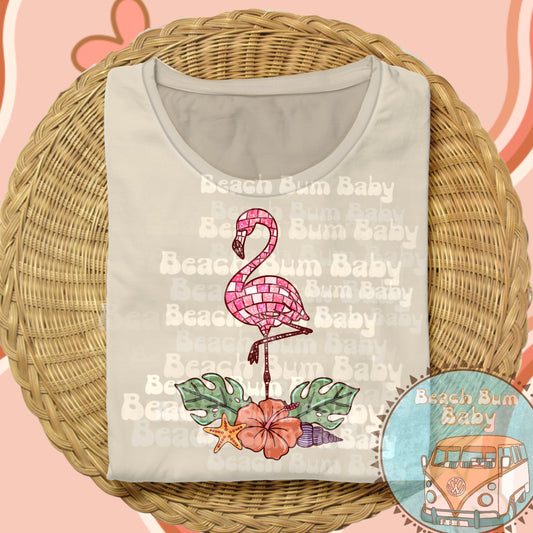Groovy Flamingo PNG