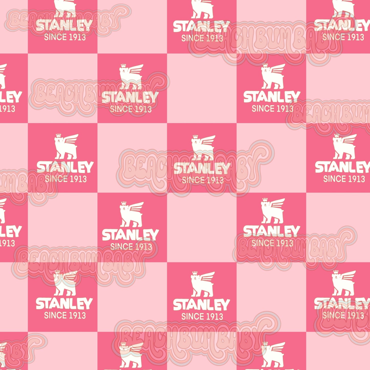 Tumblr cup checkered pink