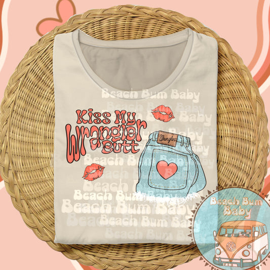 Kiss My Wrangler Butt PNG