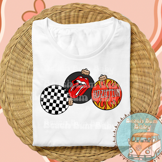 Rock band logo ornaments PNG