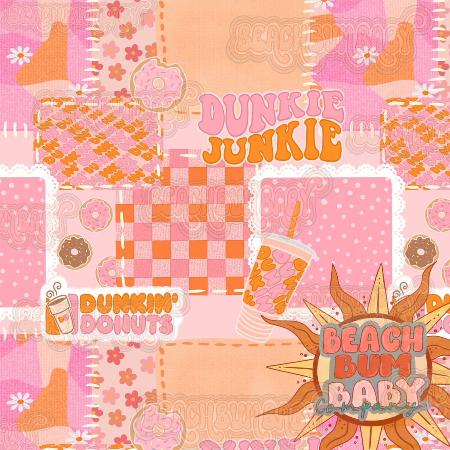 Dunkin’ Donuts patchwork