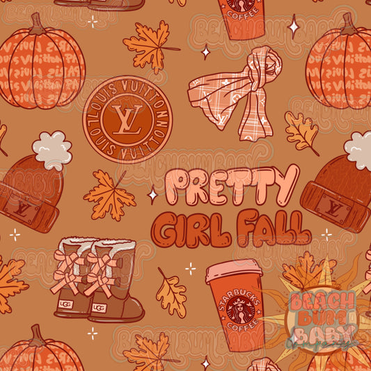 Pretty girl fall