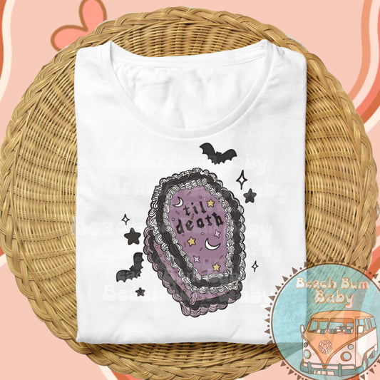 Spooky coffin cake PNG