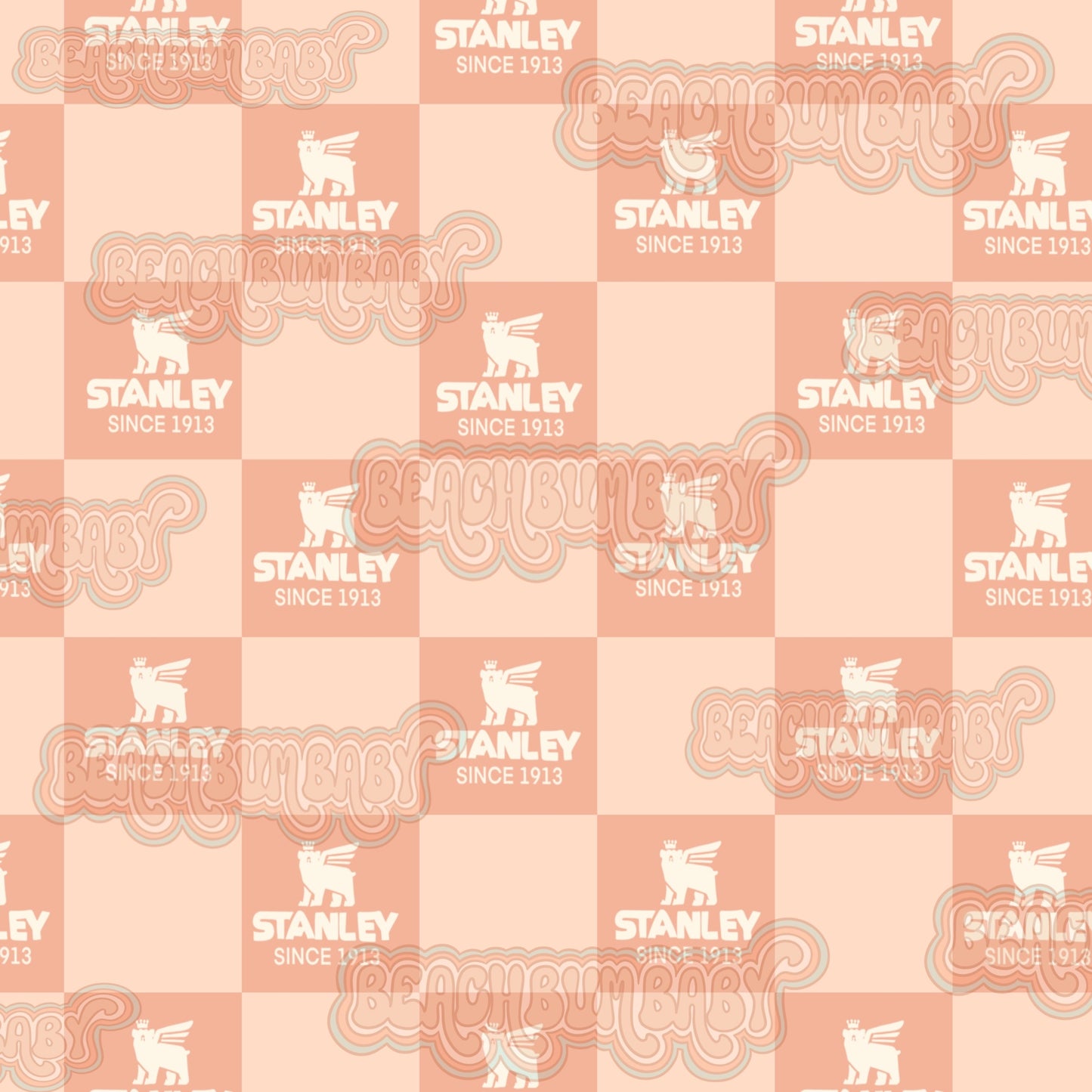 Tumblr cup checkered cream