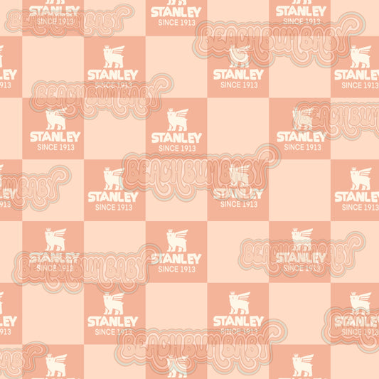 Tumblr cup checkered cream