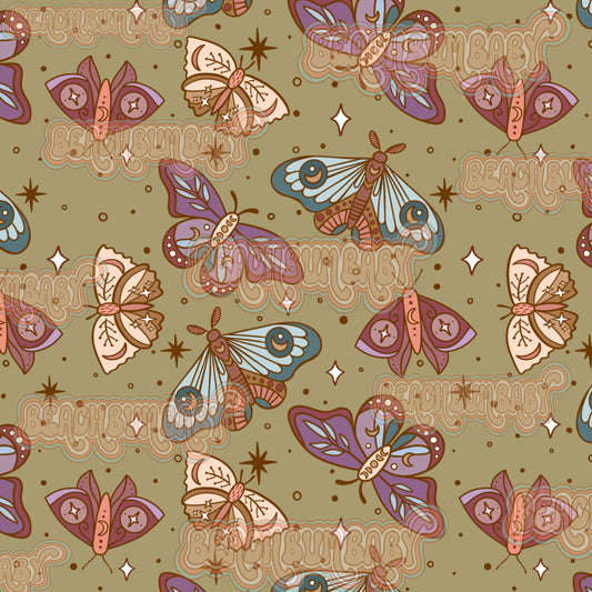 Crystal moths green