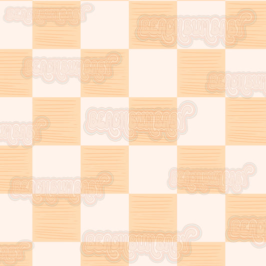 Blue dog checkered coord