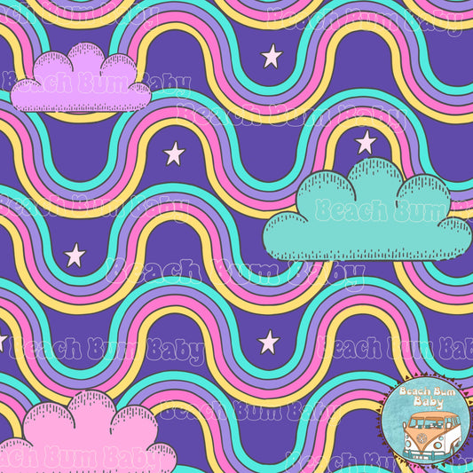 space cowgirl rainbow coord