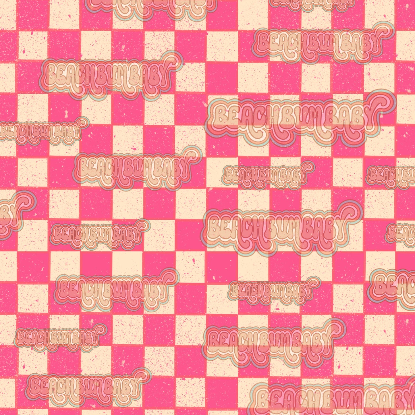 Hot pink checkered