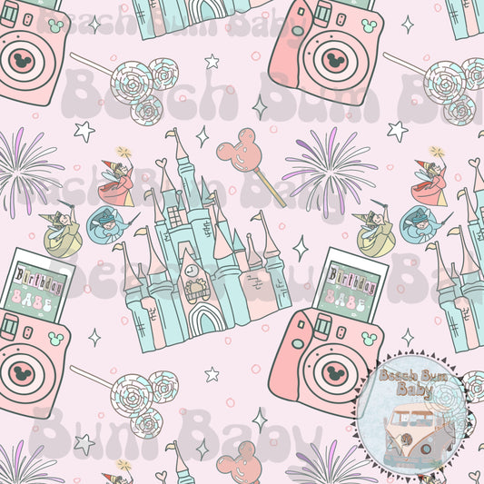 Magical birthday pink