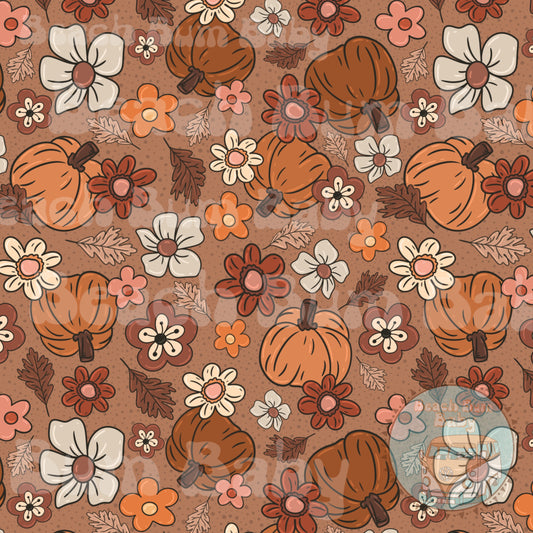 Floral pumpkins