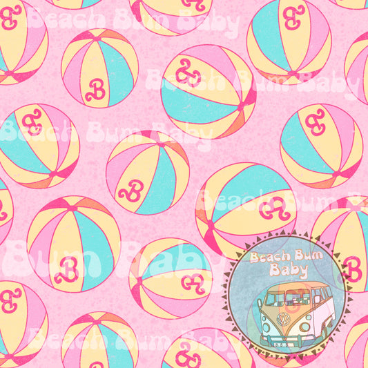 Retro doll beachballs