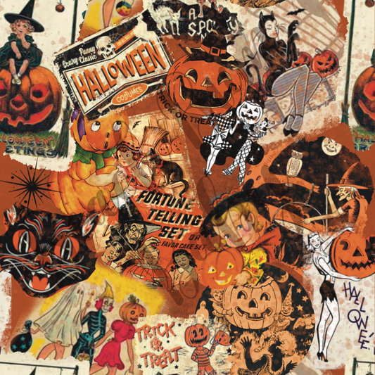 Vintage Halloween Seamless