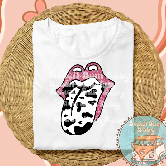 Cowprint Tongue PNG